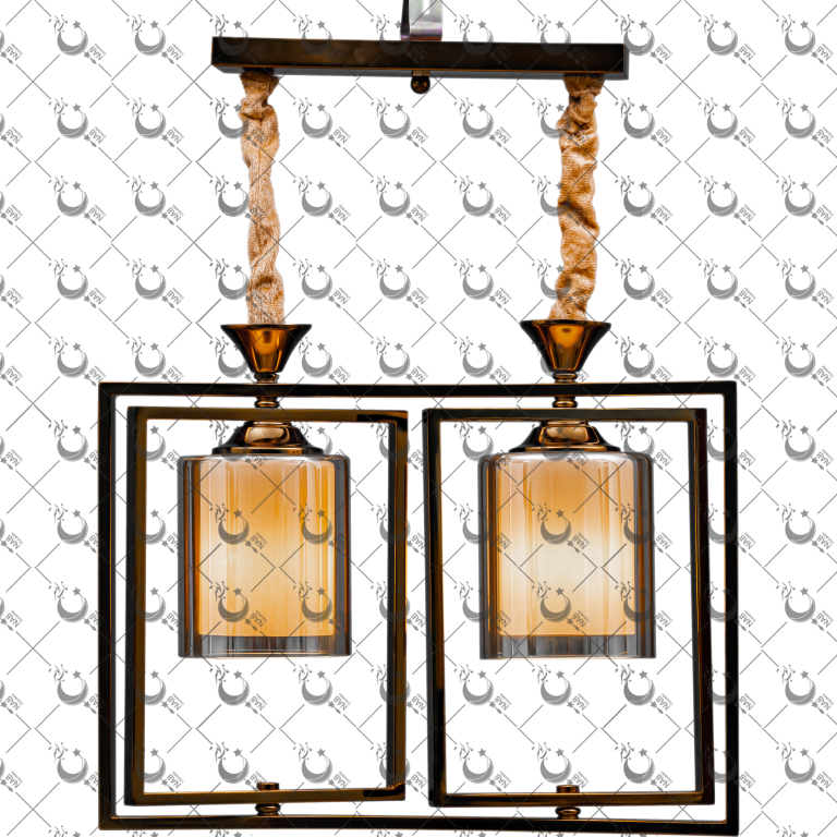 آویز پنجره دو شعله
